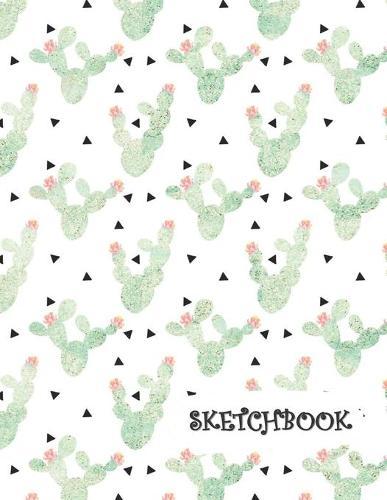 Sketchbook: Cute Southwestern Catcus Fun Framed Drawing Paper Notebook