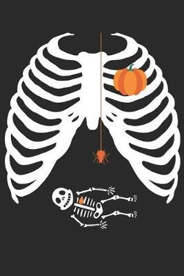 Halloween Notebook - Future Mom Journal - Cute Halloween Gift - Parents To Be Diary: Medium College-Ruled Journey Diary, 110 page, Lined, 6x9 (15.2 x 22.9 cm)