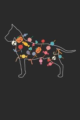 Great Dane Notebook - Halloween Great Dane Journal - Great Dane Gift for Dog Lovers - Great Dane Diary: Medium College-Ruled Journey Diary, 110 page, Lined, 6x9 (15.2 x 22.9 cm)