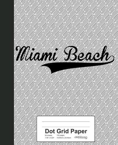 Dot Grid Paper: MIAMI BEACH Notebook