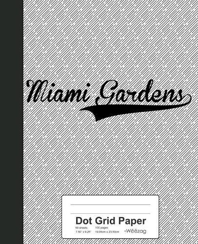 Dot Grid Paper: MIAMI GARDENS Notebook