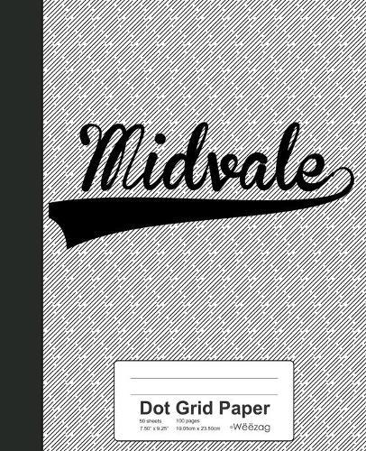 Dot Grid Paper: MIDVALE Notebook