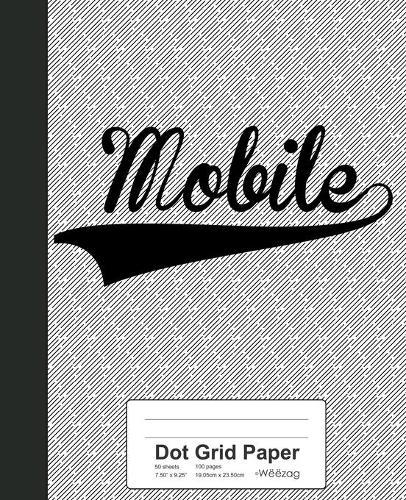 Dot Grid Paper: MOBILE Notebook