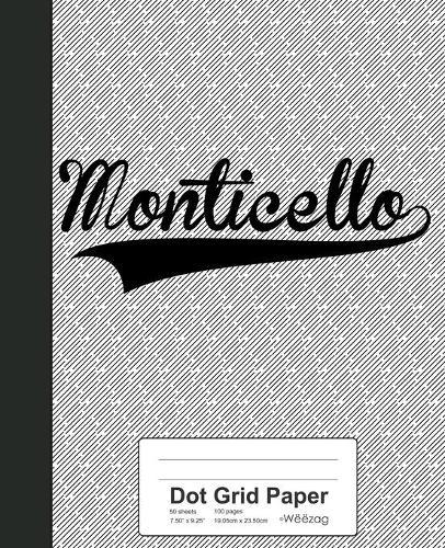 Dot Grid Paper: MONTICELLO Notebook