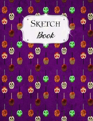 Sketch Book: Halloween - Sketchbook - Scetchpad for Drawing or Doodling - Notebook Pad for Creative Artists - Candied Apples