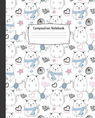 Composition Notebook: Cute College Ruled Line Paper Notebook - Perfect size for your School Bag - High quality paper - Multipurpose School Workbook for Teens or Kids Students - PRETTY DOG AND HEART DESIGN