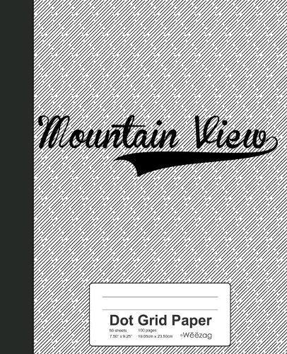 Dot Grid Paper: MOUNTAIN VIEW Notebook
