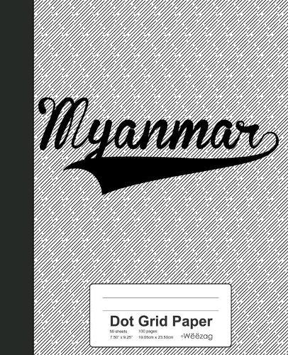 Dot Grid Paper: MYANMAR Notebook