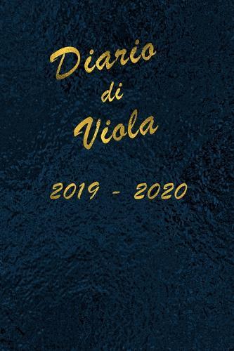 Agenda Scuola 2019 - 2020 - Viola: Mensile - Settimanale - Giornaliera - Settembre 2019 - Agosto 2020 - Obiettivi - Rubrica - Orario Lezioni - Appunti - Priorita - Elegante cover con effetto Oceano