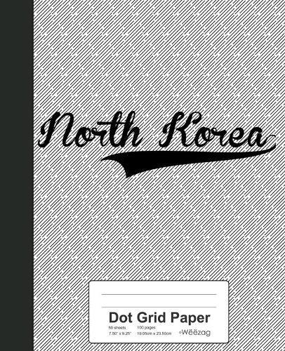 Dot Grid Paper: NORTH KOREA Notebook