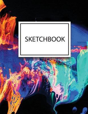 Sketchbook: Large Paint Sketch Book With Blank Paper: 8.5  X 11 ,109 pages, Sketching, Drawing and Creative Doodling. Notebook and Sketchbook to Draw and Journal (Workbook and Handbook). Matt cover