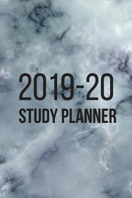 Marble Effect Study Planner - September 2019 to August 2020 - Week To Two Page Spread: PLUS Month to a Page Diary - Ideal for students starting college, university or planning study timetable