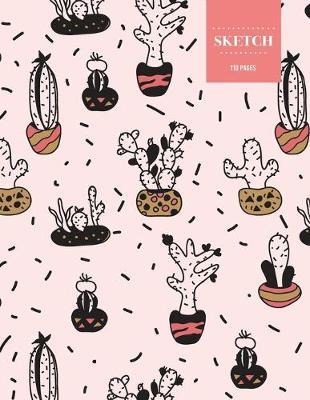Sketch 110 Pages: Cactus Sketchbook for Kids, Teen and College Students - Succulent Llama Pattern