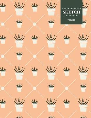 Sketch 110 Pages: Cactus Sketchbook for Kids, Teen and College Students - Succulent Llama Pattern