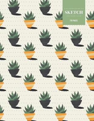 Sketch 110 Pages: Cactus Sketchbook for Kids, Teen and College Students - Succulent Llama Pattern