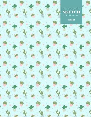 Sketch 110 Pages: Cactus Sketchbook for Kids, Teen and College Students - Succulent Llama Pattern