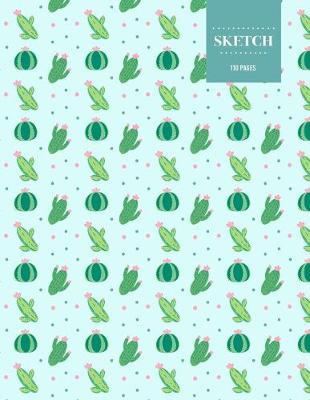 Sketch 110 Pages: Cactus Sketchbook for Kids, Teen and College Students - Succulent Llama Pattern