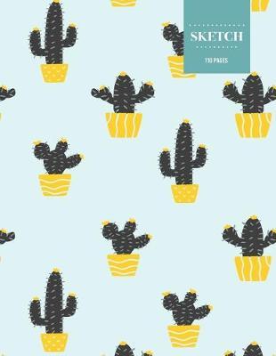 Sketch 110 Pages: Cactus Sketchbook for Kids, Teen and College Students - Succulent Llama Pattern