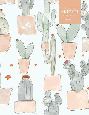 Sketch 110 Pages: Cactus Sketchbook for Kids, Teen and College Students - Succulent Llama Pattern