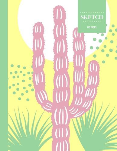 Sketch 110 Pages: Cactus Sketchbook for Kids, Teen and College Students - Succulent Llama Pattern
