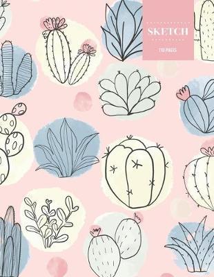 Sketch 110 Pages: Cactus Sketchbook for Kids, Teen and College Students - Succulent Llama Pattern