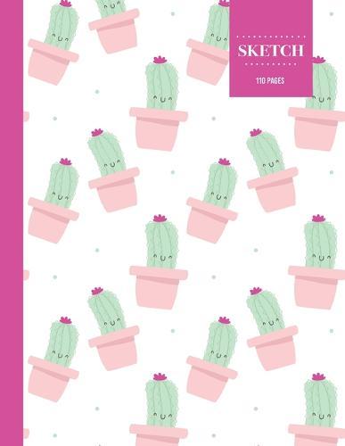 Sketch 110 Pages: Cactus Sketchbook for Kids, Teen and College Students - Succulent Llama Pattern