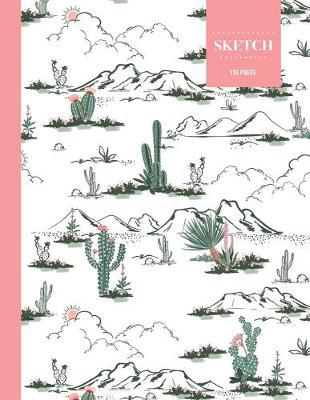 Sketch 110 Pages: Cactus Sketchbook for Kids, Teen and College Students - Succulent Llama Pattern