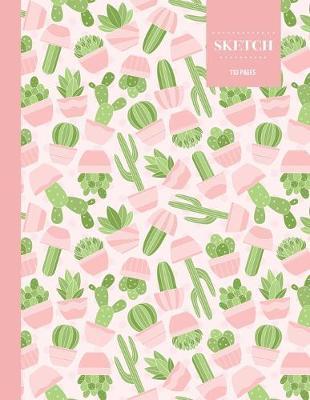 Sketch 110 Pages: Cactus Sketchbook for Kids, Teen and College Students - Succulent Llama Pattern
