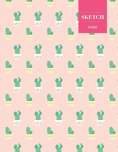Sketch 110 Pages: Cactus Sketchbook for Kids, Teen and College Students - Succulent Llama Pattern