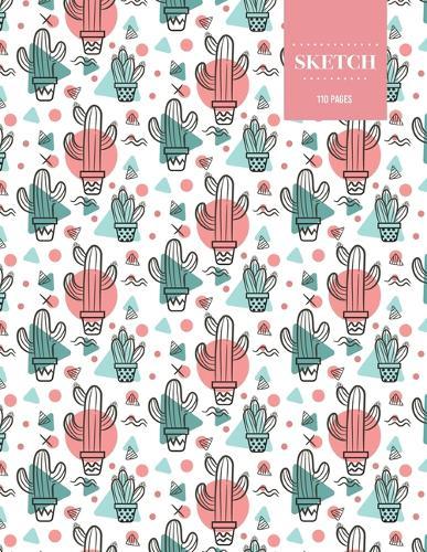 Sketch 110 Pages: Cactus Sketchbook for Kids, Teen and College Students - Succulent Llama Pattern