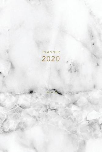 Planner 2020: Weekly + Monthly View - Classic Marble+ Gold - 6x9 in - 2020 Organizer with Bonus Dotted Grid Pages + Inspirational Quotes + To-Do Lists