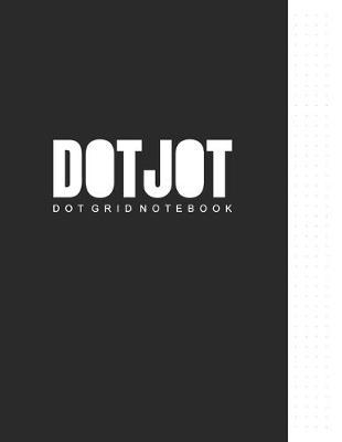 Dot Grid Notebook: Dotted Paper Dot Grid Journal, 8.5x11, 50 Pages, Black Design Softcover, for College School Home Office, Notebook Gifts