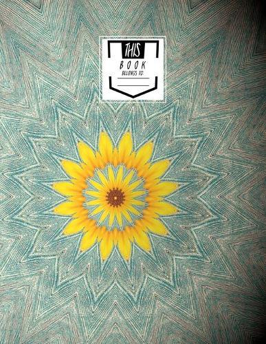 Dotted Grid Notebook: Sun Flower - Dots, Large Notebook