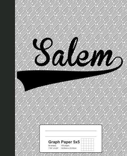 Graph Paper 5x5: SALEM Notebook