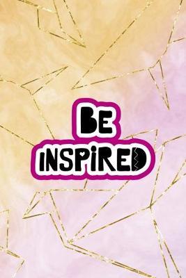 Be Inspired: Origami Notebook Journal Composition Blank Lined Diary Notepad 120 Pages Paperback Yellow Pink