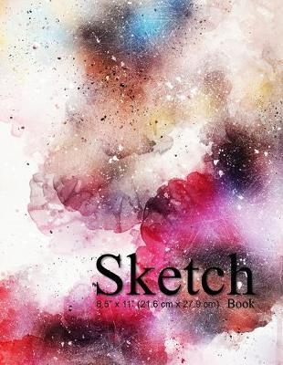 Sketch book: 8.5 x 11 (21.6cm x 27.9cm), 53 sheets (110 pages) of Sketchbook for professionals and students, suitable for Sketching, Drawing, Doodling, Writing and More, Beautiful Abstract Design for Unlined Blank Sketchbook 8.5 x 11