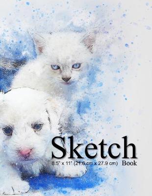Sketch book: 8.5 x 11 (21.6cm x 27.9cm), 53 sheets (110 pages) of Sketchbook for professionals and students, suitable for Sketching, Drawing, Doodling, Writing and More, Beautiful Abstract Design for Unlined Blank Sketchbook 8.5 x 11