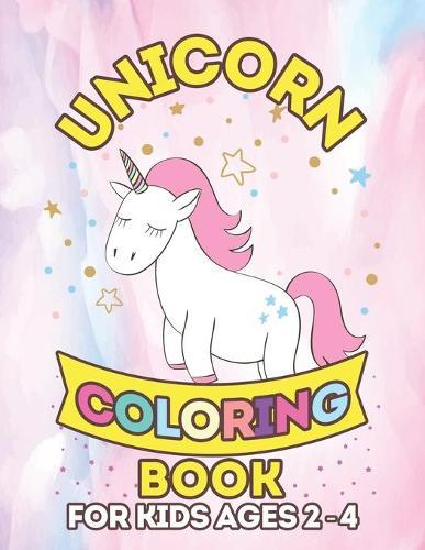 Unicorn Coloring Book for Kids Ages 2-4: Adorable Lovely Unicorns Marble Themed Gifts from Mom Dad to Childrens