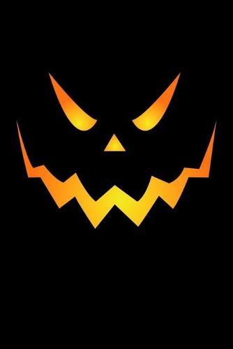 College Ruled Notebook: Halloween Edition: College Ruled Composition Notebook w/ Spooky Jack o' lantern Carved Pumpkin Face Effect Halloween Lights on Color Dark Black Background Design Gift Vol. 8