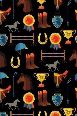 Horse Riding Champion: Lined Notebook Journal - For Horse Lovers Animal Enthusiasts - Novelty Themed Gifts