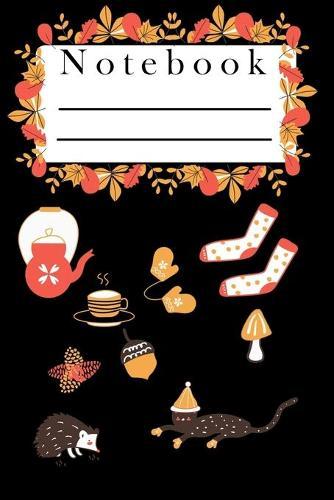 Notebook: Notepad in beautiful Autumn Design - Perfect for everyone who wants to take notes in style - Ideal as a gift - 120 pages 6x9 inches