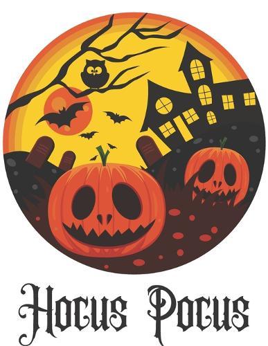 Hocus Pocus: Happy Halloween Sketchbook: Halloween Characters Sketchbook, Sketching Halloween decorations, Drawing and Creative Doodling. Sketchbook to Draw image Happy Halloween and Practice Drawing, Paint, Write