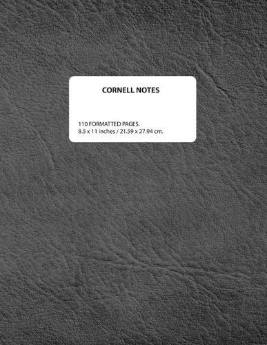 Cornell Notes: Research and Planning Notebook (Black Cover)