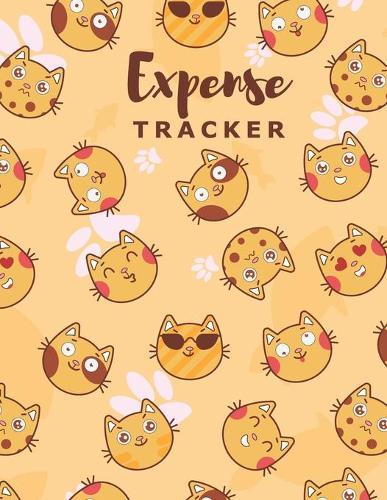 Expense Tracker: Personal Cash Management Daily Record Organizer Notebook with Cute Cat Themed Cover