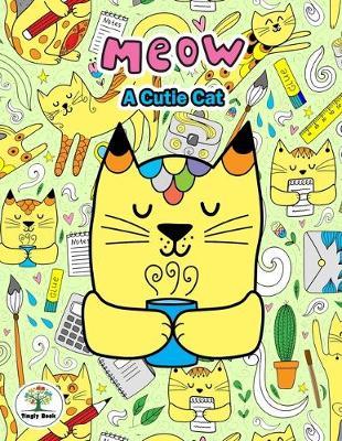 Meow A Cutie Cat: Notebook size 8.5x11 in. for cat lovers & the girls who like cats to handwriting and Have a cute cat on background.