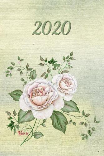 2020: Fleurs Roses - Agenda - Planificateur Hebdomadaire et Mensuel - Agenda semainier 2020 - Calendrier des semaines 2020 - 20 pages Adresses - 12 pages releve de temps