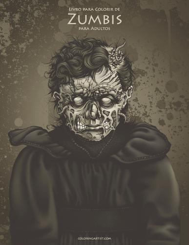 Livro para Colorir de Zumbis para Adultos