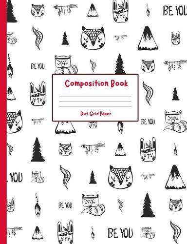 Composition Book: with Dot Grid Paper - Cute Tribal Cover