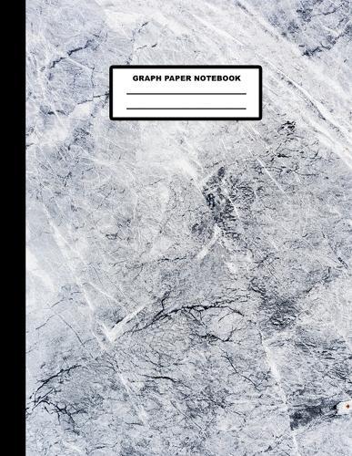 Graph Paper Notebook: Marble Cover Design - Quad Ruled - 120 Pages - 8.5  X 11  - Matte Finished Soft Cover