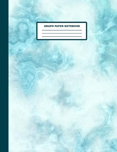 Graph Paper Notebook: Marble Cover Design - Quad Ruled - 120 Pages - 8.5  X 11  - Matte Finished Soft Cover